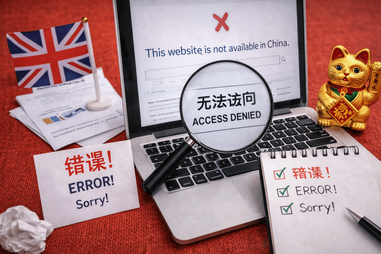 Почему ваш сайт на английском не работает в Китае