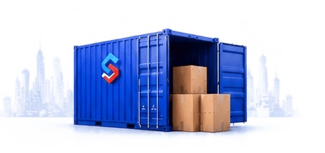 SinoBridge container with goods